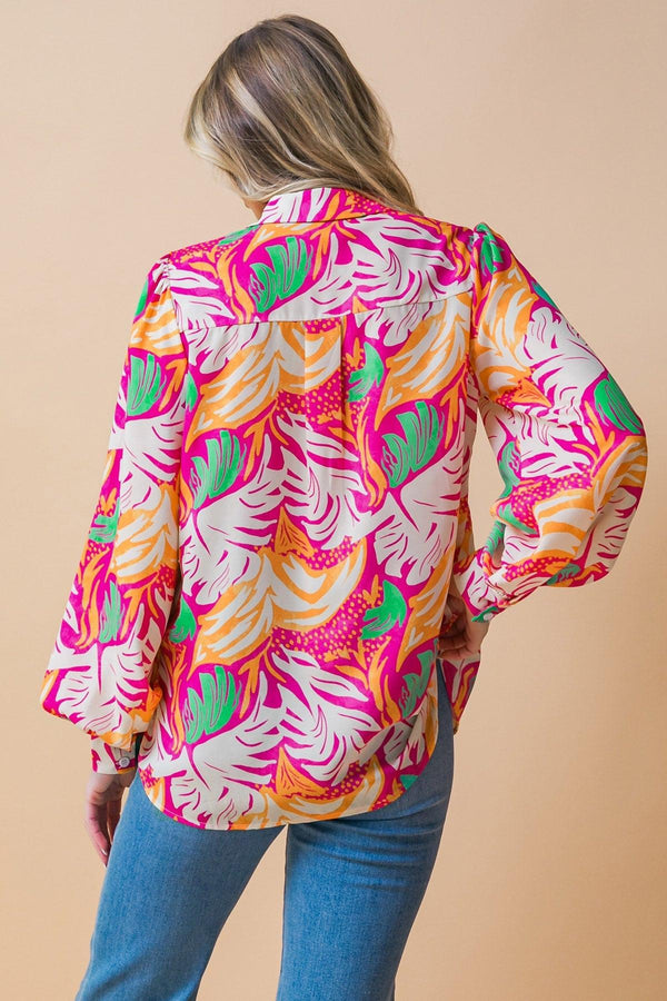 ESTEEMED MOMENT WOVEN TOP.