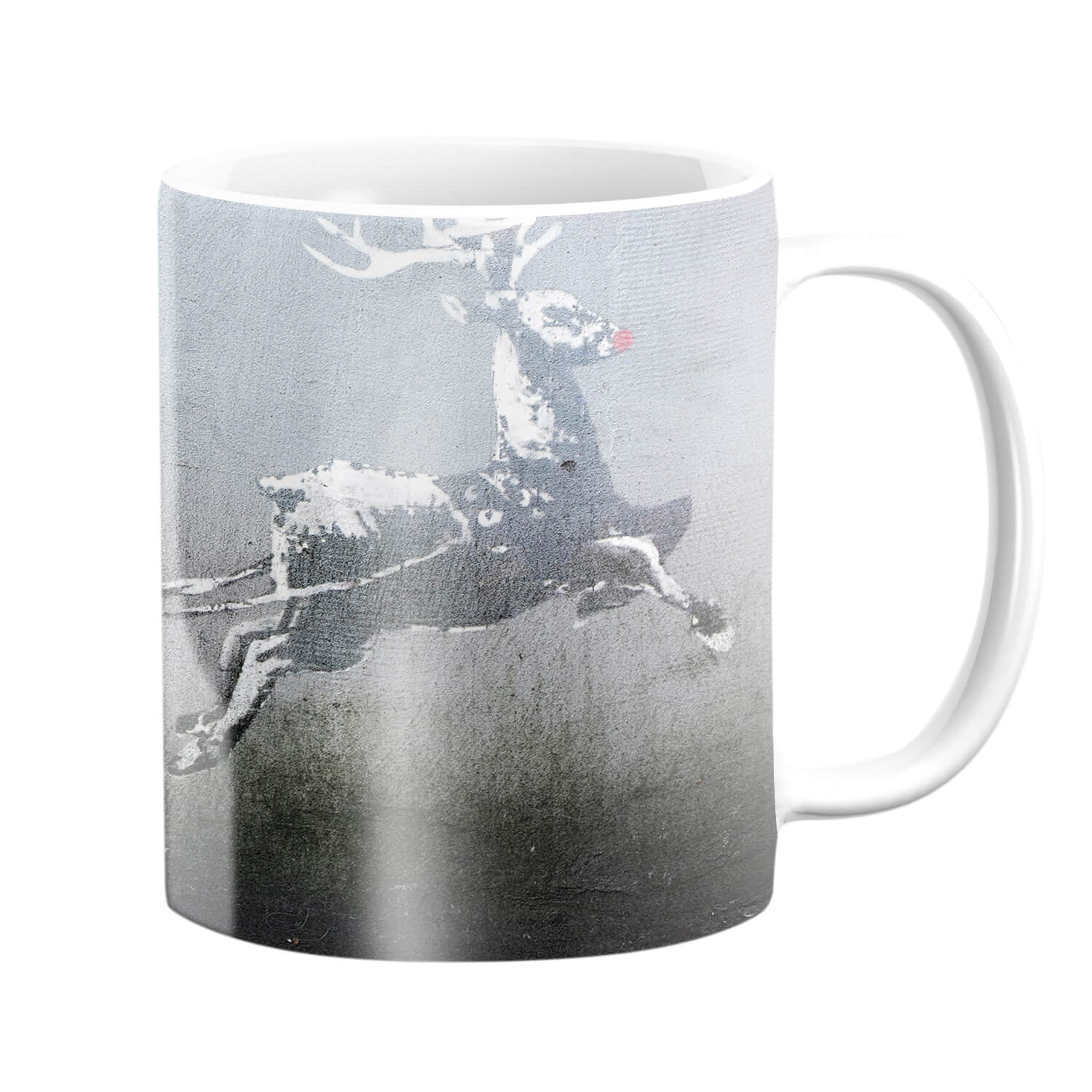 Banksy Christmas Mug