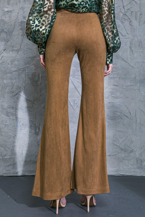 BREEZY BEAUTY SUEDE PANTS.