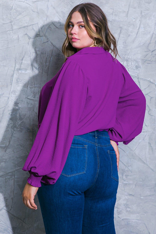 MILES BETWEEN US WOVEN TOP.