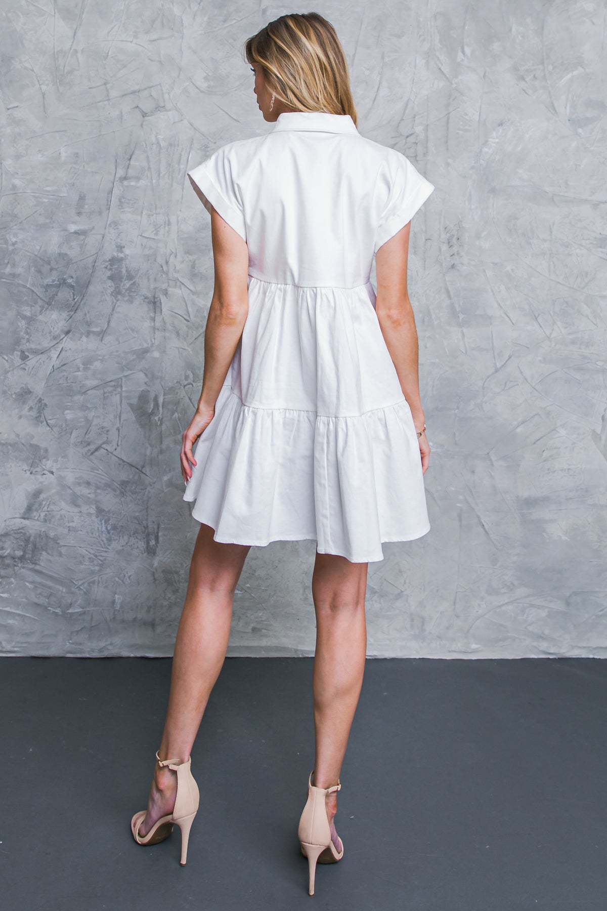 COMMON GROUND TWILL MINI DRESS