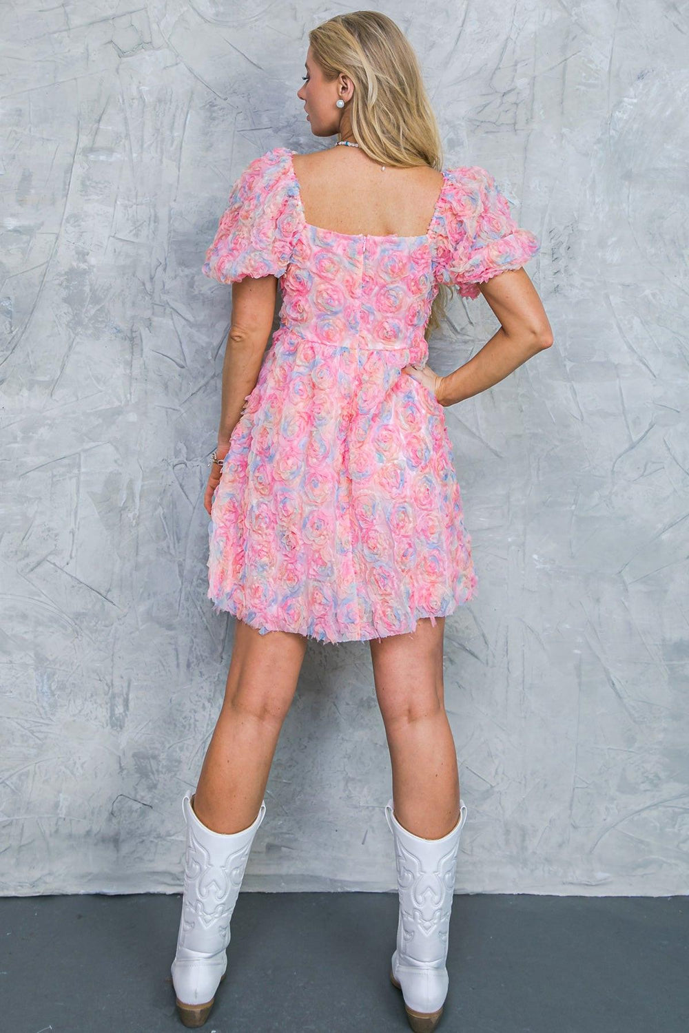 THE MOST NOTABLE WOVEN MINI DRESS.