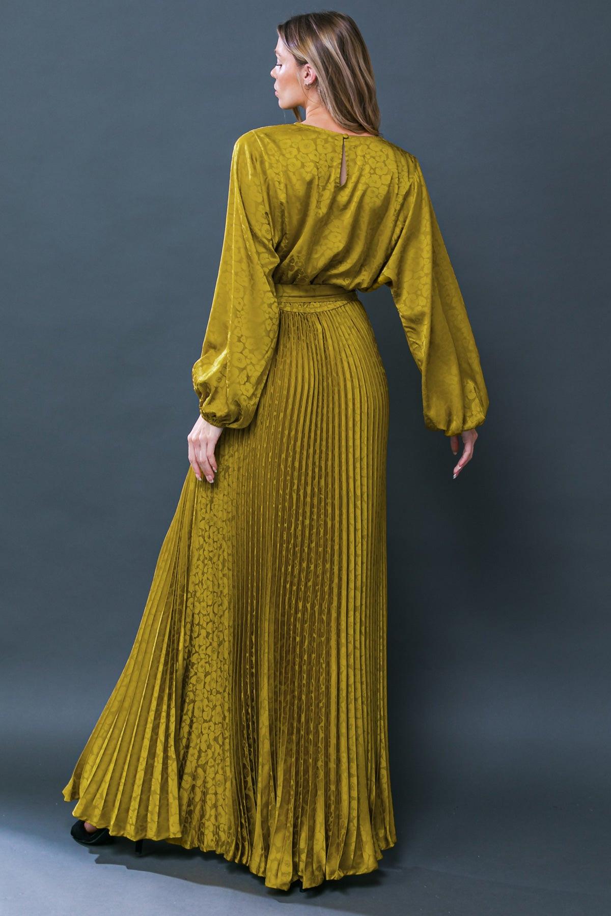 WON'T CHANGE MY HEART WOVEN MAXI DRESS.
