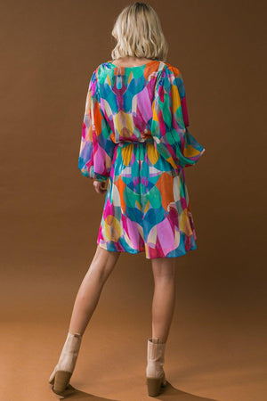 LOVE ME TONIGHT WOVEN MIDI DRESS.