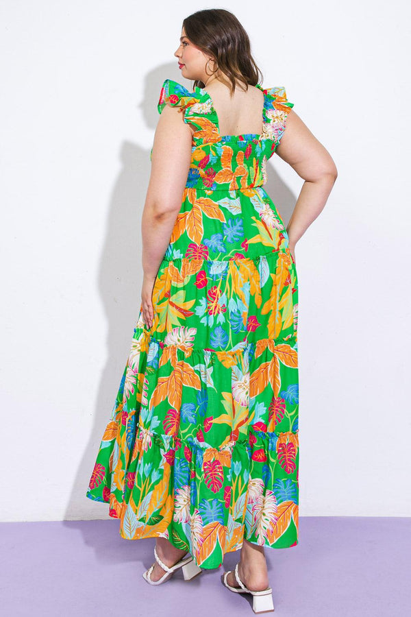 BEACH DATES WOVEN MAXI DRESS.