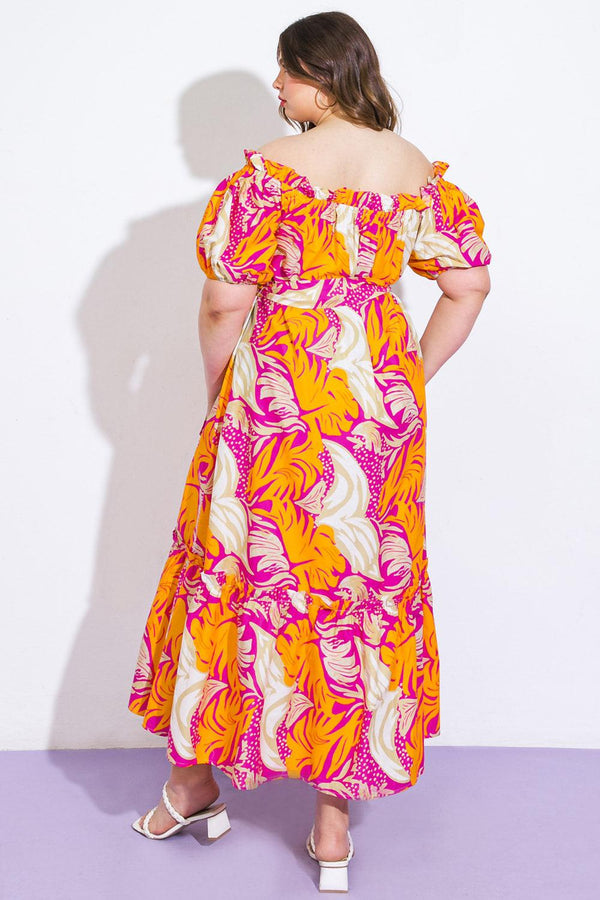 SCENIC OUTINGS WOVEN MINI DRESS.