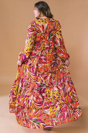 WONDERFUL SOUL WOVEN MAXI DRESS.