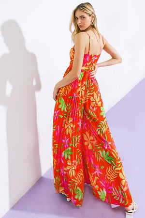 BLOSSOMING WITH JOY WOVEN JUMPSUIT.