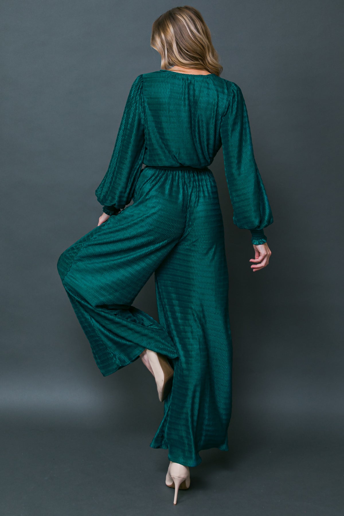 ATTENTION OF THE DAY WOVEN JUMPSUIT