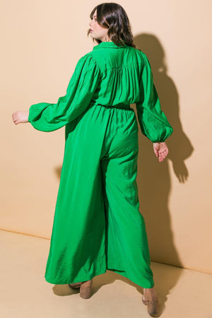 READY FOR TODAY WOVEN JUMPSUIT.