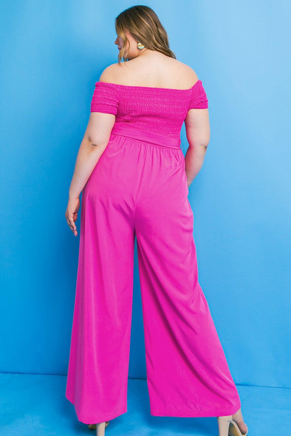 WEEKEND OUTING WOVEN JUMPSUIT.