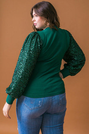 FEELING THE FUN SWEATER TOP.