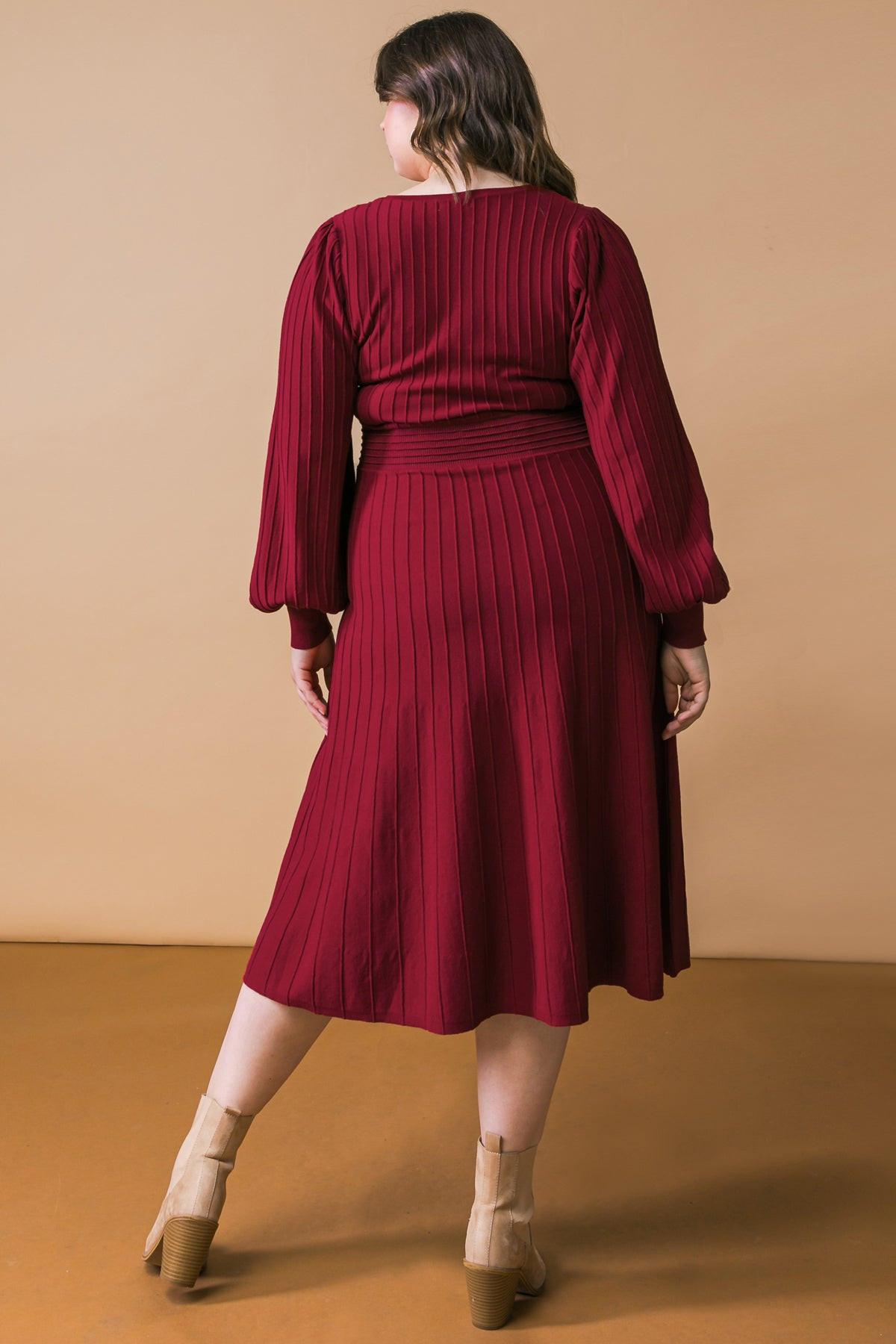 red sweater midi dress Wherever You Go Red Turtleneck Sweater Dress Shop the Mint