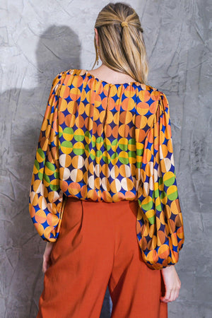 SAVOR THE SWEETNESS WOVEN TOP.
