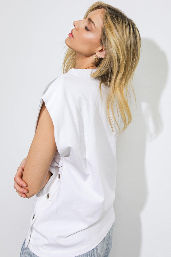 PETITE TREASURE KNIT TOP.