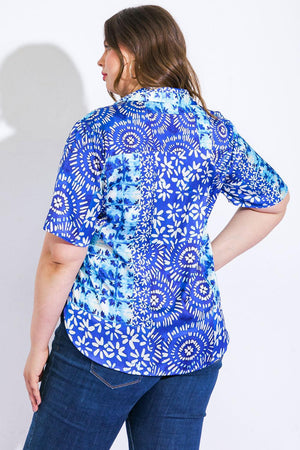 BEAUTIFUL BORDERS WOVEN TOP.