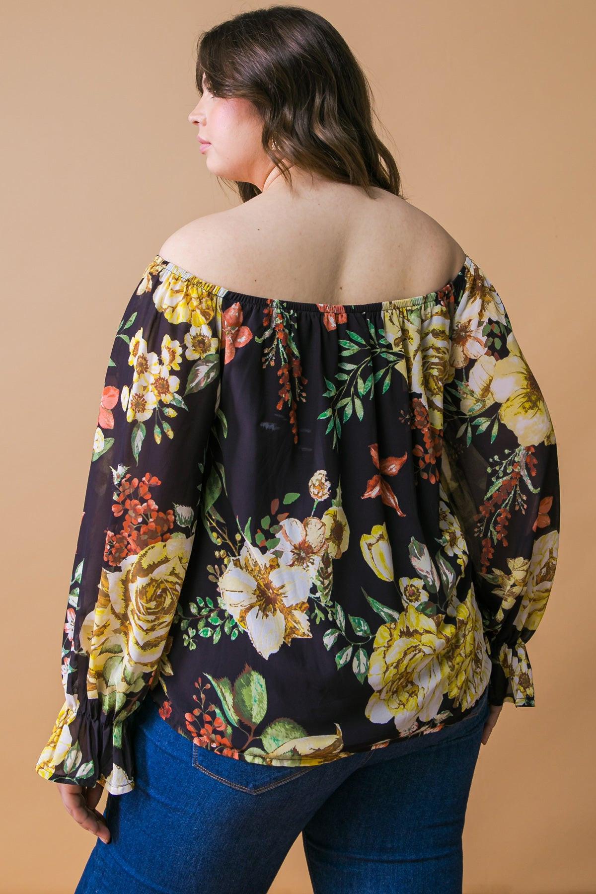 CAN'T ESCAPE YOU FLORAL TOP.