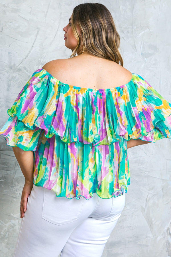 MAGNOLIA SANTA CATERINA WOVEN TOP.