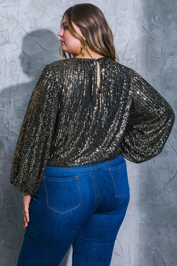 HOPE YOU REMEMBER SEQUIN TOP.
