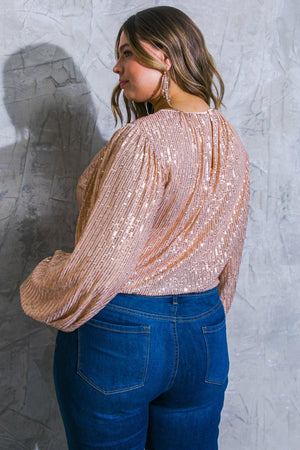 HOPE YOU REMEMBER SEQUIN TOP.