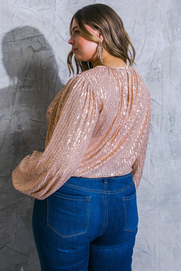 HOPE YOU REMEMBER SEQUIN TOP.