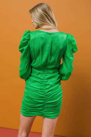 MOMENT TO REMEMBER WOVEN MINI DRESS.