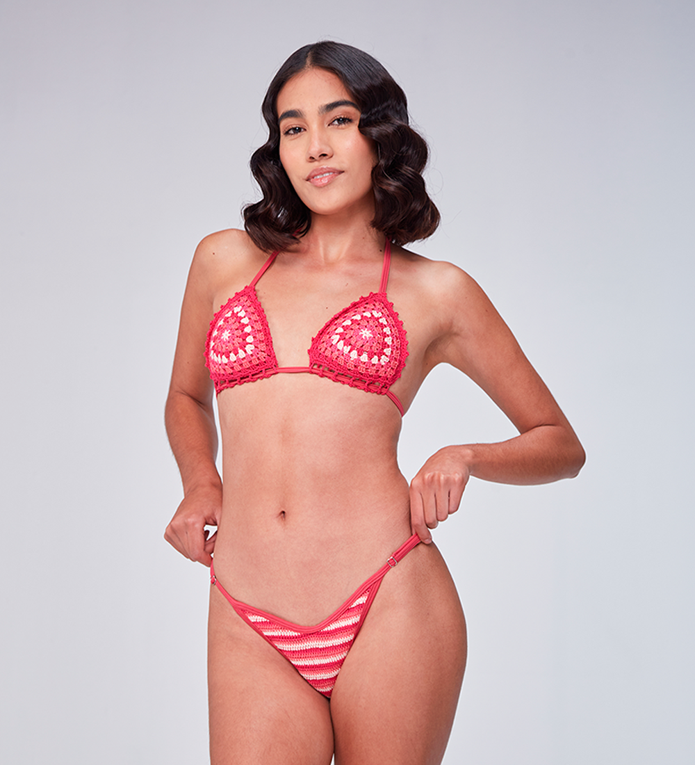 Cuba Fuchsia Bikini Top