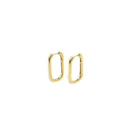 CYNTHIA PAPERCLIP HOOP EARRINGS