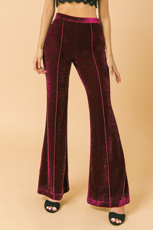 FRESH START VELVET PANTS.
