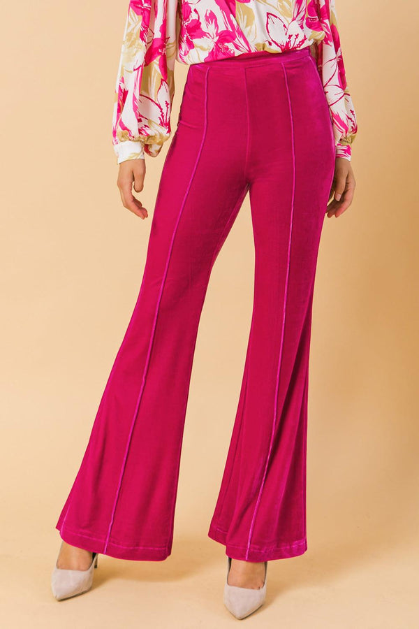 FRESH START VELVET PANTS.