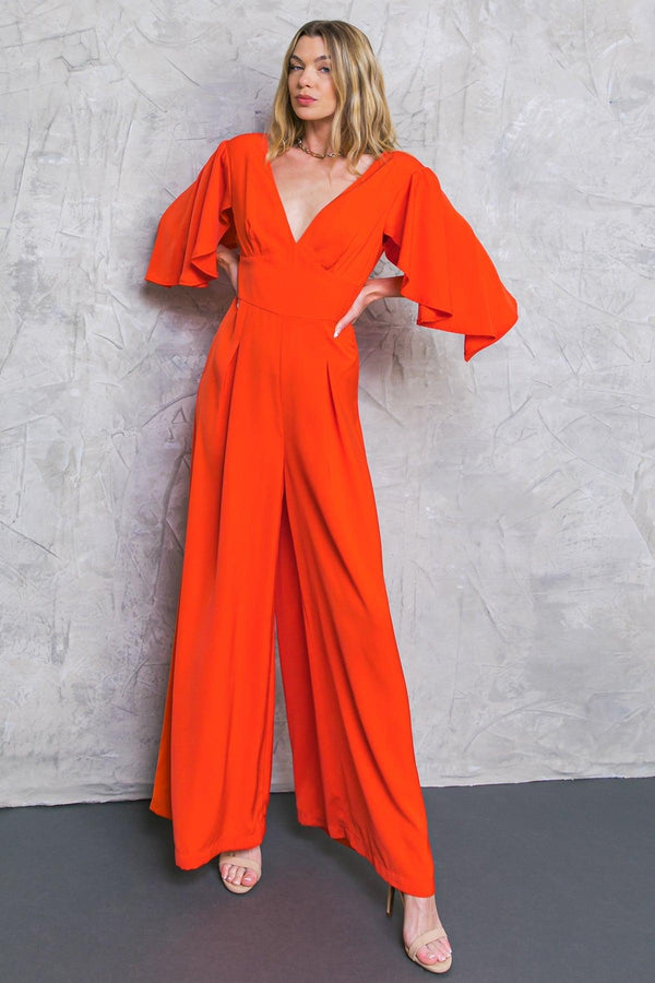 RAISED ON PROMISES STARS WOVEN JUMPSUIT.