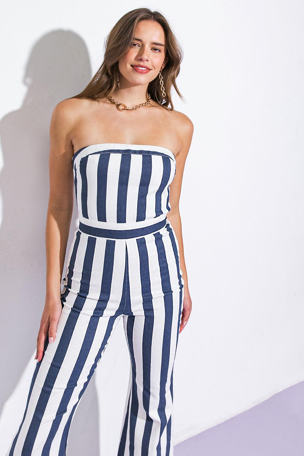GRACEFUL APPEARANCE TWILL JUMPSUIT.