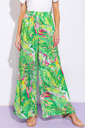 REACH OUT MY WOVEN PANTS.