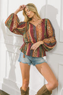 THRILLED FOR THIS WOVEN TOP.