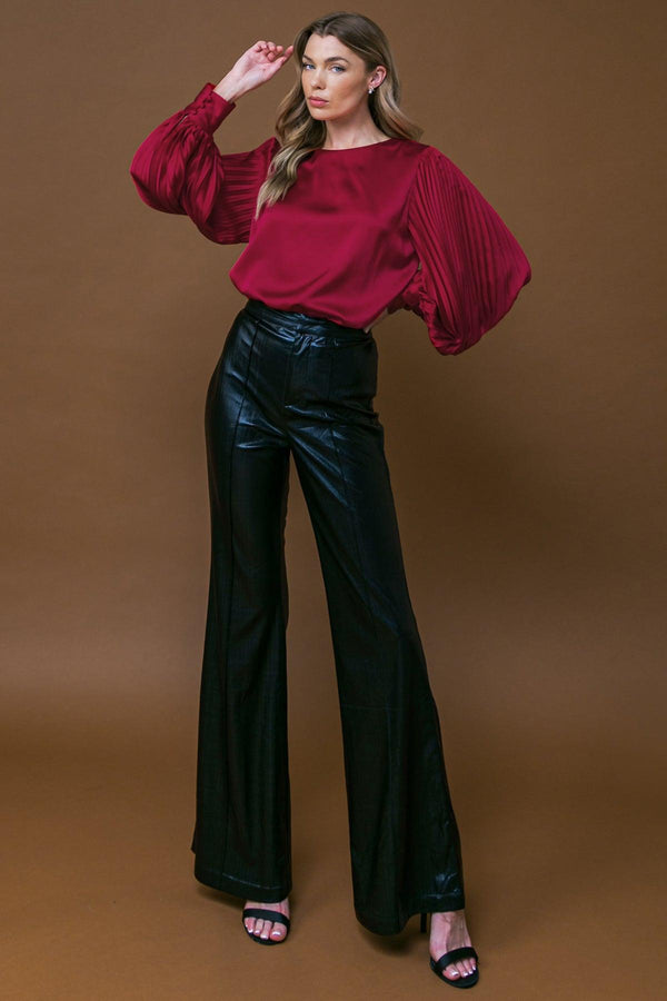 LIKE THE FIRST TIME WOVEN TOP.