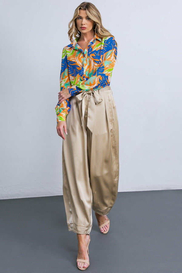 ESTEEMED MOMENT WOVEN TOP.