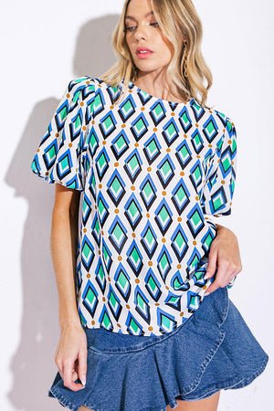 FRESH TAKE WOVEN TOP.
