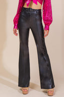 HOPE YOU KNOW FAUX LEATHER PANTS.