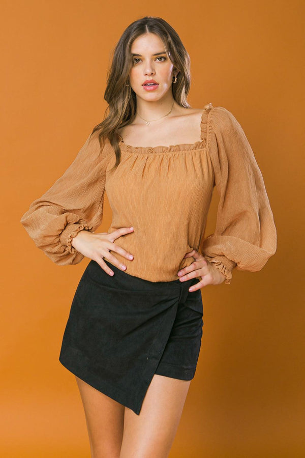 MY LAST WISH WOVEN TOP.