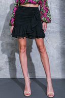PEOPLE LOVING GOOD VIBRATIONS MINI SKIRT.