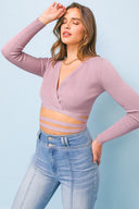JUST MY TYPE CROP SWEATER TOP.