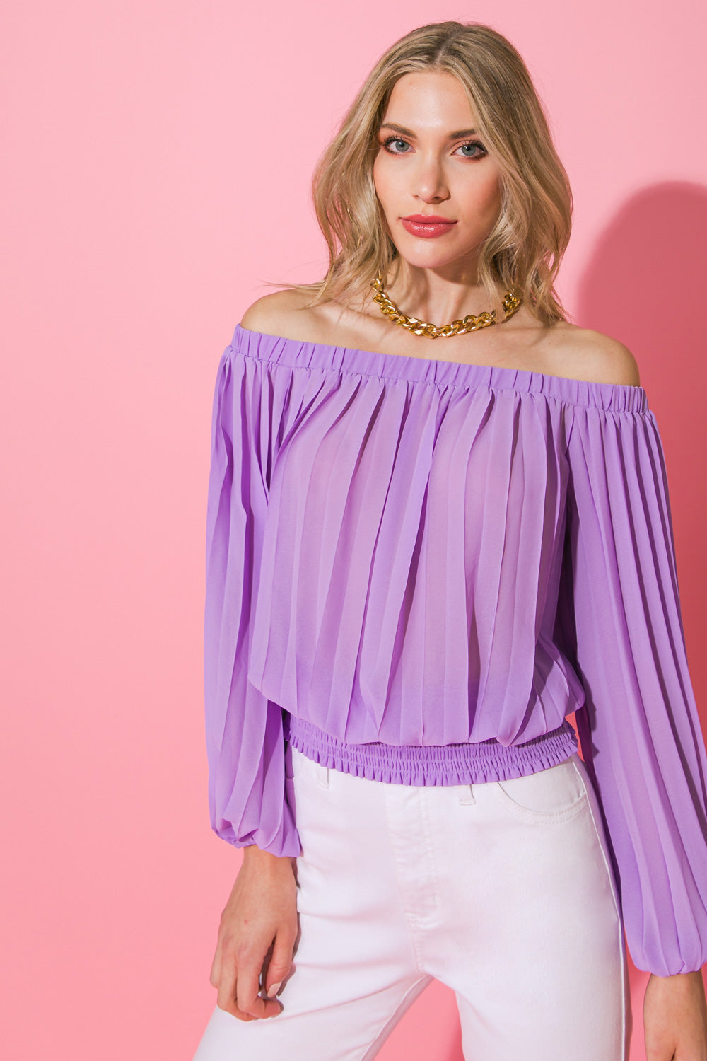 MAGICAL AT MIDNIGHT WOVEN TOP