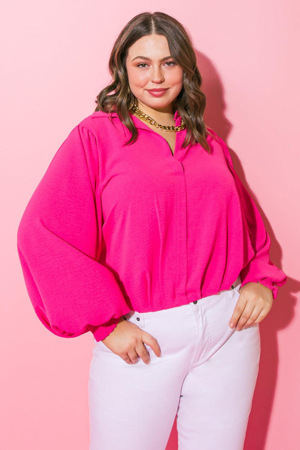MILES BETWEEN US WOVEN TOP.