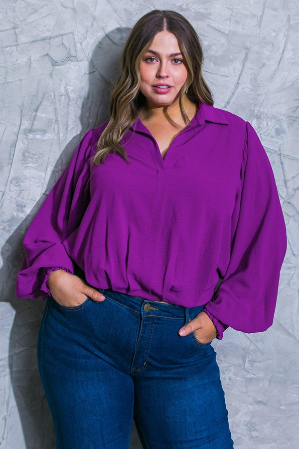 MILES BETWEEN US WOVEN TOP.