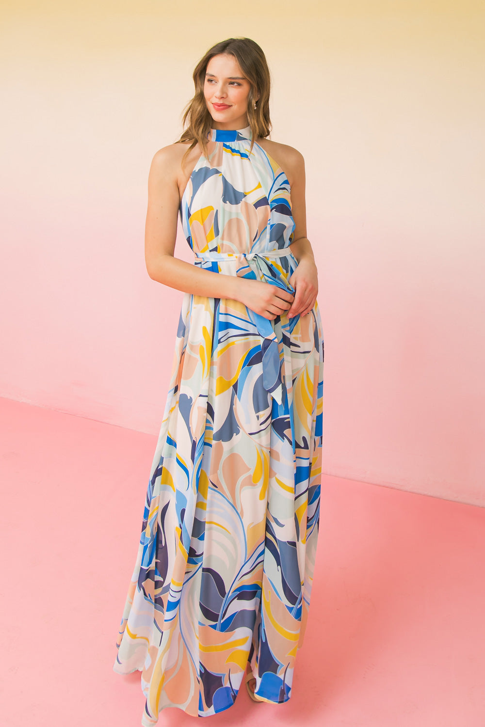 TELL IT TO MY HEART WOVEN MAXI DRESS