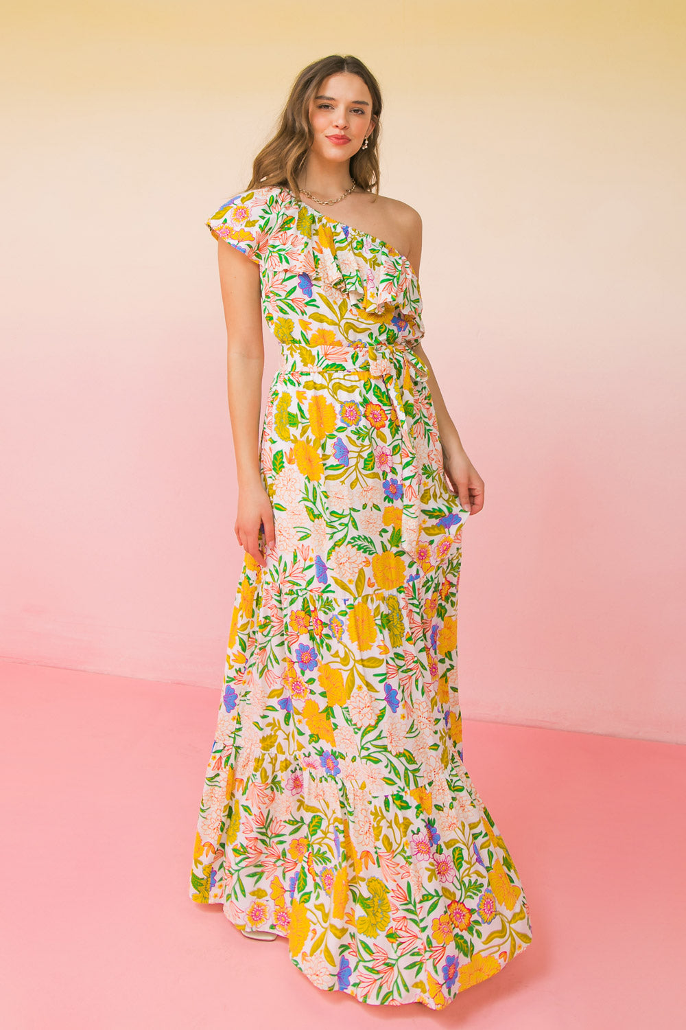 RUN THE GAME WOVEN MAXI DRESS