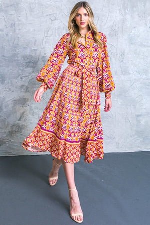 LIFETIME CELEBRATIONS WOVEN SHIRT DRESS.