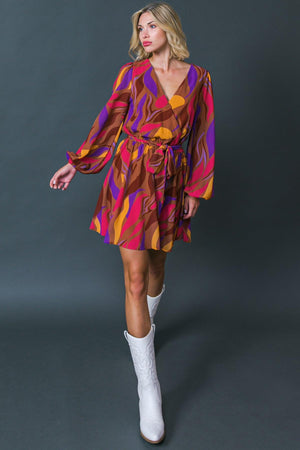 SHOW YOU OFF WOVEN MINI DRESS.