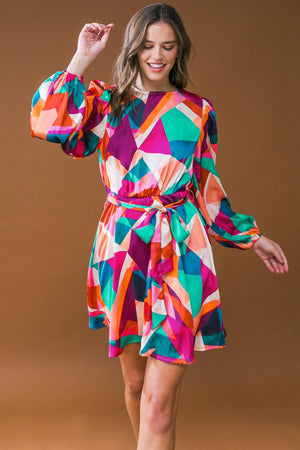 EXCITED FOR THIS WOVEN MINI DRESS.