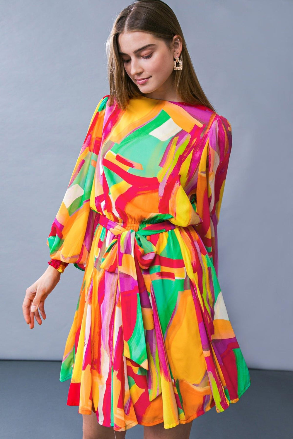 TRULY ADORABLE WOVEN MIDI DRESS.